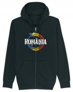 cu iz românesc: România - dragon tricolor Hanorac cu fermoar Unisex Connector