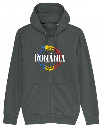 cu iz românesc: România - dragon tricolor Anthracite