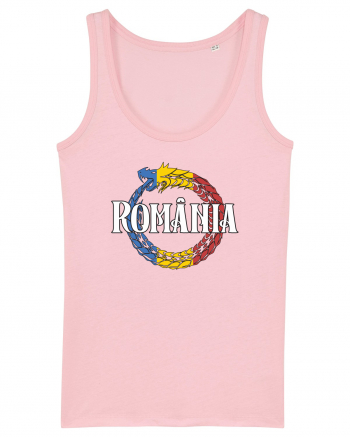 cu iz românesc: România - dragon tricolor Cotton Pink