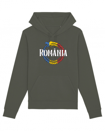 cu iz românesc: România - dragon tricolor Khaki