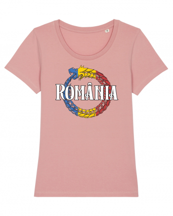 cu iz românesc: România - dragon tricolor Canyon Pink
