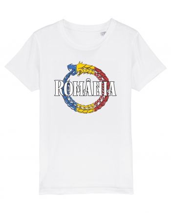 cu iz românesc: România - dragon tricolor White