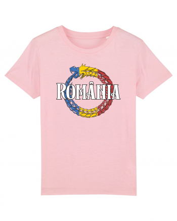 cu iz românesc: România - dragon tricolor Cotton Pink