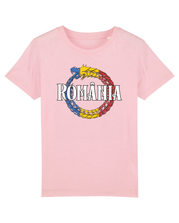 cu iz românesc: România - dragon tricolor Cotton Pink