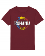 cu iz românesc: România - dragon tricolor Tricou mânecă scurtă  Copii Mini Creator