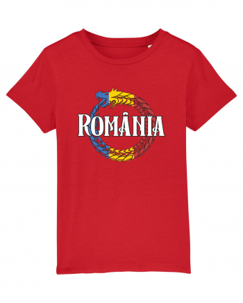 cu iz românesc: România - dragon tricolor Red