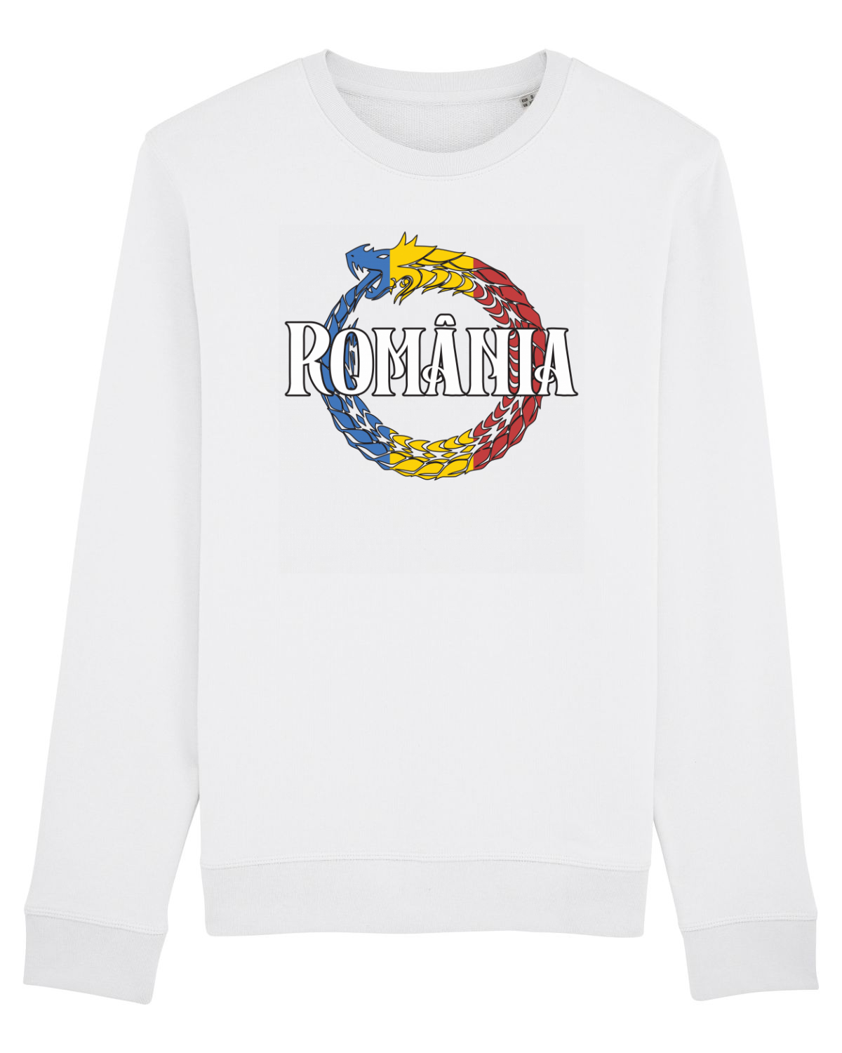 Bluză mânecă lungă Unisex Rise White