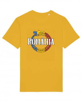 cu iz românesc: România - dragon tricolor Spectra Yellow