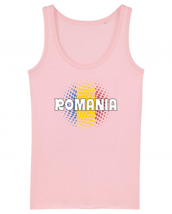 cu iz românesc: România - fundal tricolor #1 Cotton Pink