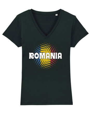 cu iz românesc: România - fundal tricolor #1 Black