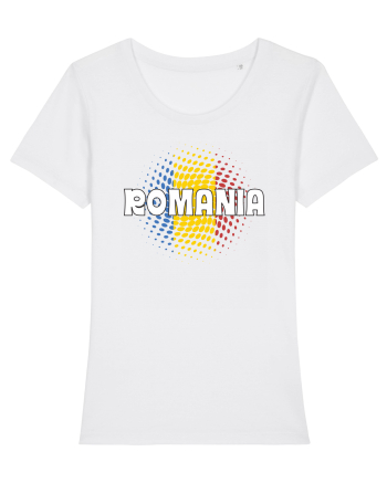 cu iz românesc: România - fundal tricolor #1 White
