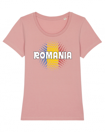 cu iz românesc: România - fundal tricolor #1 Canyon Pink