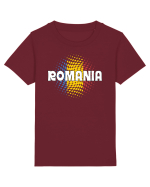 cu iz românesc: România - fundal tricolor #1 Tricou mânecă scurtă  Copii Mini Creator