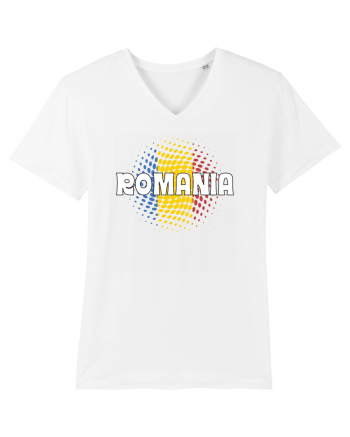 cu iz românesc: România - fundal tricolor #1 White