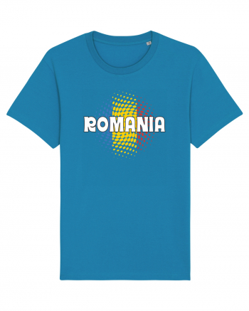cu iz românesc: România - fundal tricolor #1 Azur