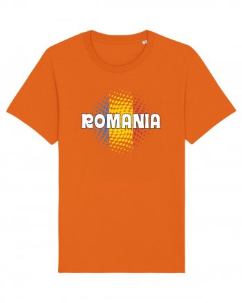 cu iz românesc: România - fundal tricolor #1 Bright Orange