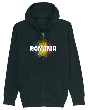 cu iz românesc: România - fundal tricolor #2 Black