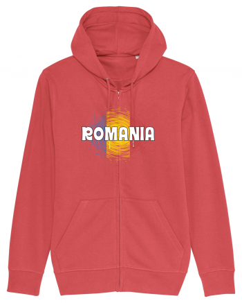 cu iz românesc: România - fundal tricolor #2 Carmine Red