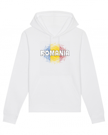 cu iz românesc: România - fundal tricolor #2 White