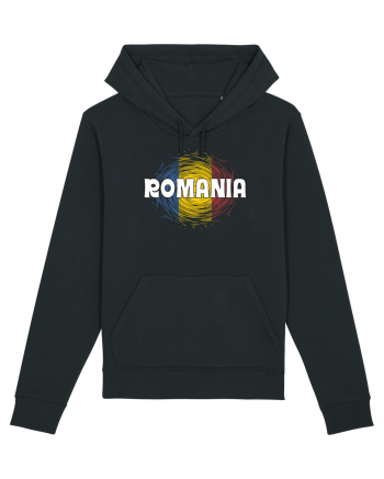 cu iz românesc: România - fundal tricolor #2 Black
