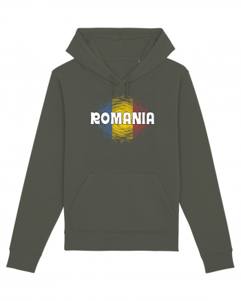 cu iz românesc: România - fundal tricolor #2 Khaki