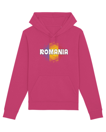 cu iz românesc: România - fundal tricolor #2 Raspberry
