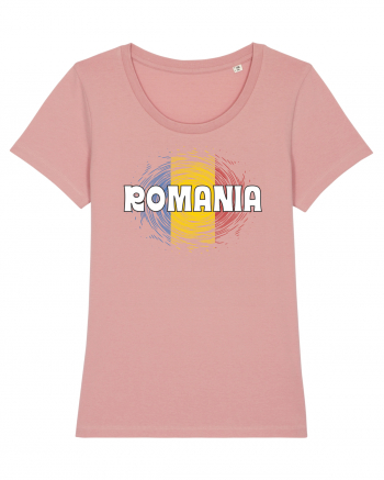 cu iz românesc: România - fundal tricolor #2 Canyon Pink