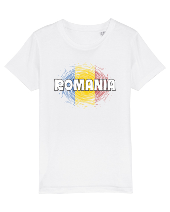 cu iz românesc: România - fundal tricolor #2 White