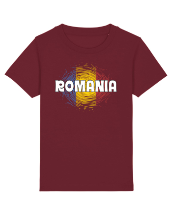cu iz românesc: România - fundal tricolor #2 Burgundy
