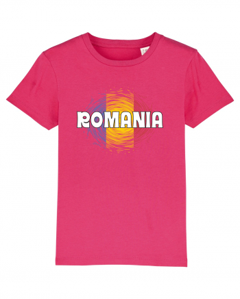 cu iz românesc: România - fundal tricolor #2 Raspberry