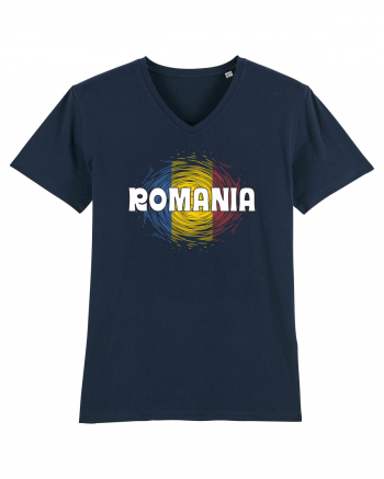cu iz românesc: România - fundal tricolor #2 French Navy