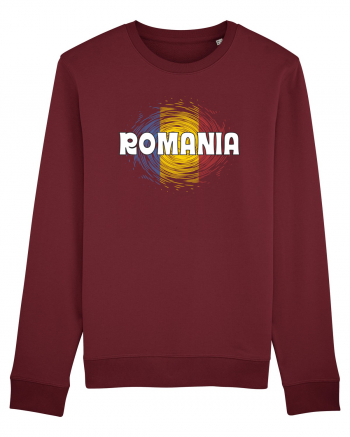 cu iz românesc: România - fundal tricolor #2 Burgundy