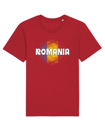 cu iz românesc: România - fundal tricolor #2 Red