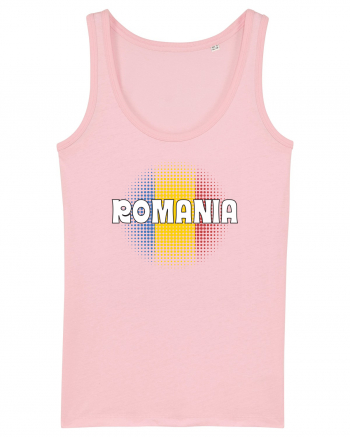 cu iz românesc: România - fundal tricolor #3 Cotton Pink