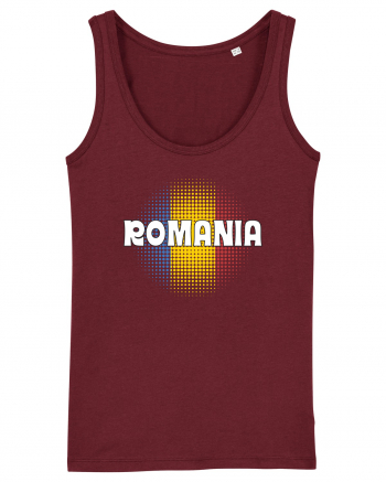 cu iz românesc: România - fundal tricolor #3 Burgundy