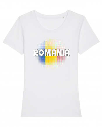 cu iz românesc: România - fundal tricolor #3 White