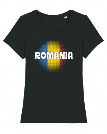 cu iz românesc: România - fundal tricolor #3 Black