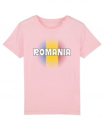 cu iz românesc: România - fundal tricolor #3 Cotton Pink