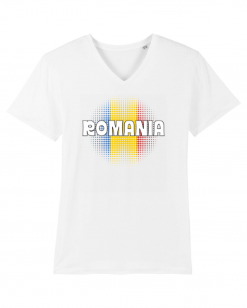 cu iz românesc: România - fundal tricolor #3 White