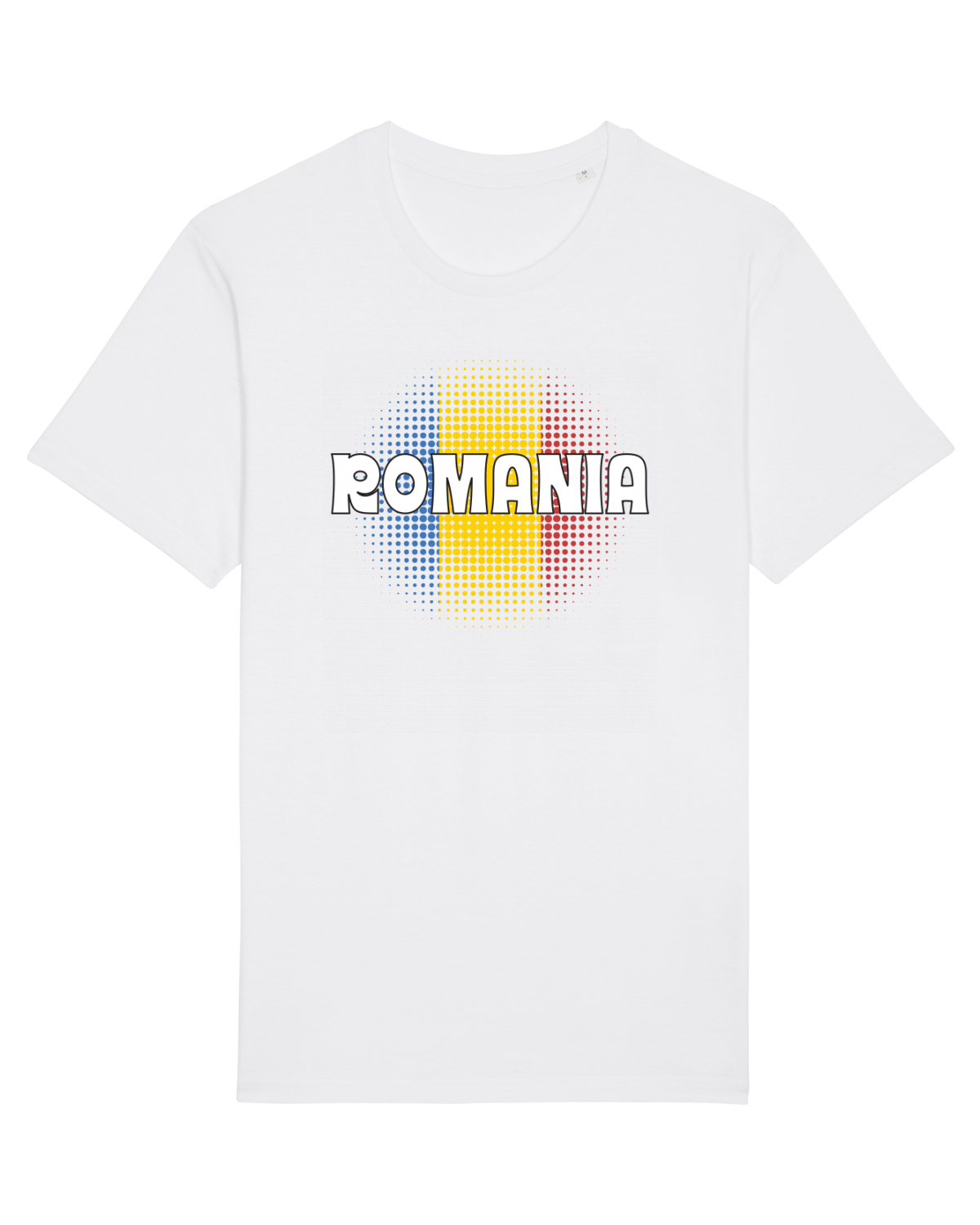 Tricou mânecă scurtă Unisex Rocker White