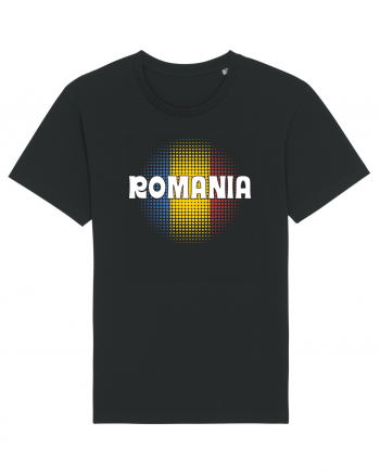 cu iz românesc: România - fundal tricolor #3 Black