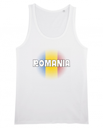 cu iz românesc: România - fundal tricolor #3 White