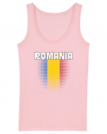 cu iz românesc: România - fundal tricolor #4 Cotton Pink