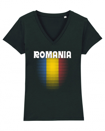 cu iz românesc: România - fundal tricolor #4 Black