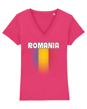 cu iz românesc: România - fundal tricolor #4 Raspberry