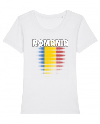 cu iz românesc: România - fundal tricolor #4 White