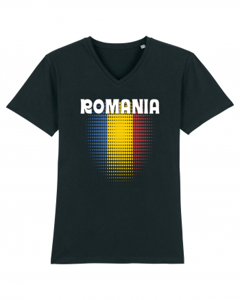 cu iz românesc: România - fundal tricolor #4 Black