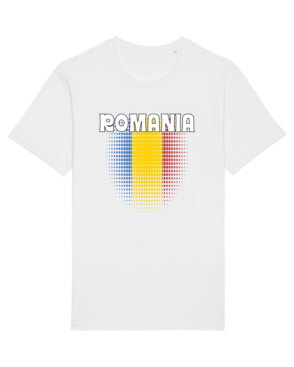 Tricou mânecă scurtă Unisex Rocker White