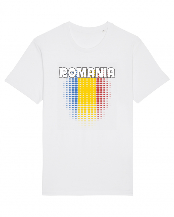 cu iz românesc: România - fundal tricolor #4 White