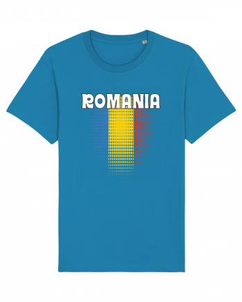 cu iz românesc: România - fundal tricolor #4 Azur